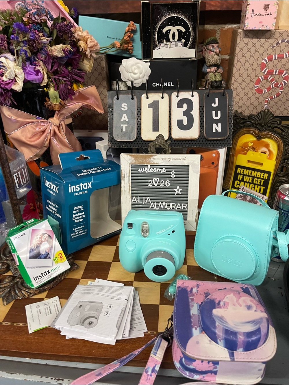 New in box Fujifilm Instax Mini 7+ Camera, Easy to Operate, Portable, Handy